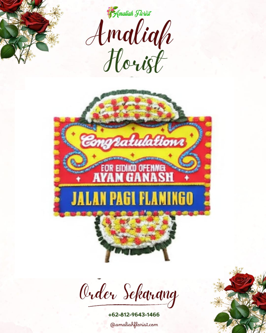 Sewa Papan Bunga Bulak